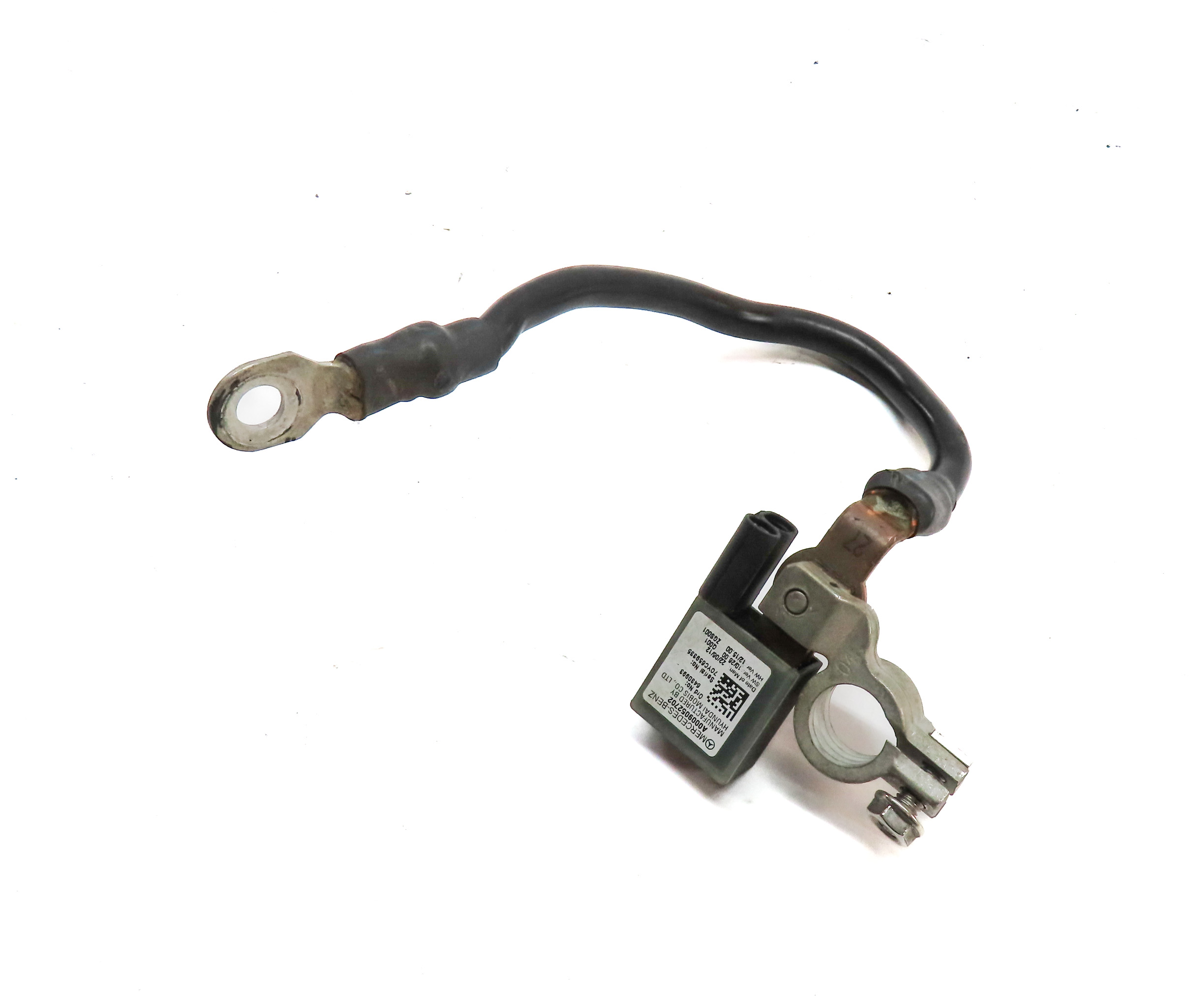 2013 MERCEDES C250 (W204) 1.8L (271.80) ENGINE NEGATIVE BATTERY TERMINAL CABLE — exact item pictured